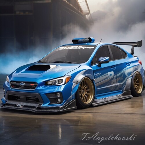 Default Drift transform Subaru WRX Solid backgroud 0
