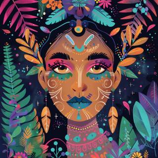 angelchovski_An_abstract_patterned_tribal_illustration_of_a_m_c3110f1a-7dbf-428e-8875-732d5a387d78_1