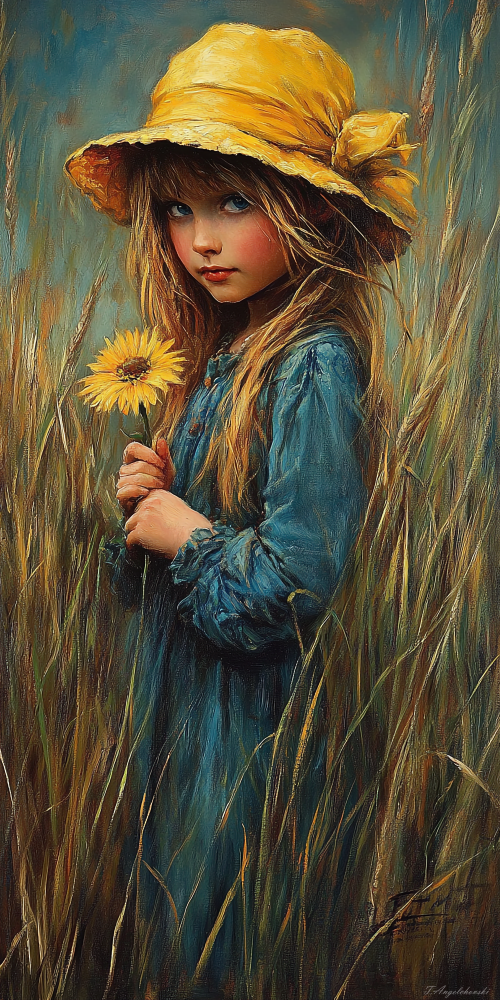 The Girl with the Sun Hat